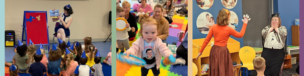 Photos of storytimes at CTCL