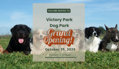 DOG PARK GRAND OPENING
