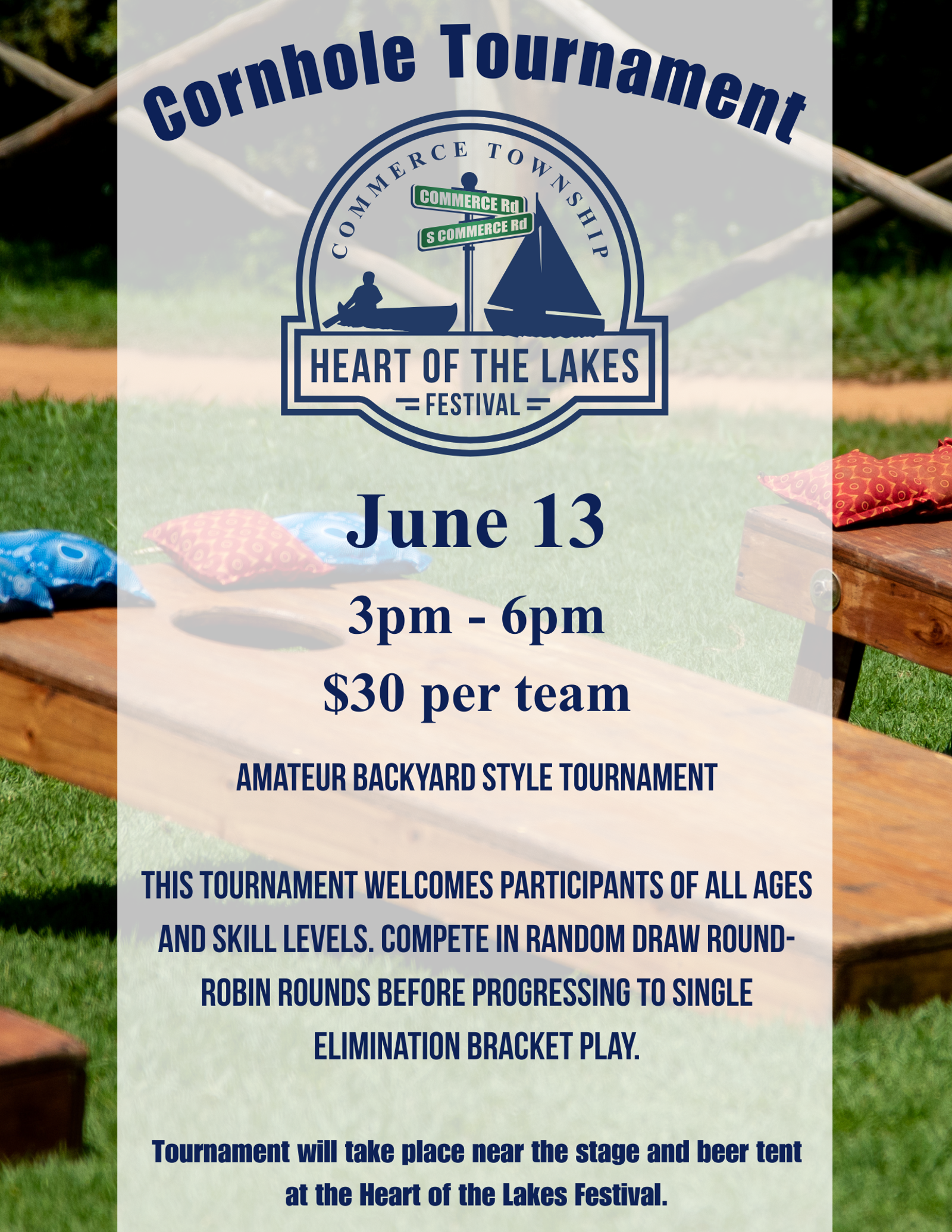 Cornhole Heart Of The Lakes Festival